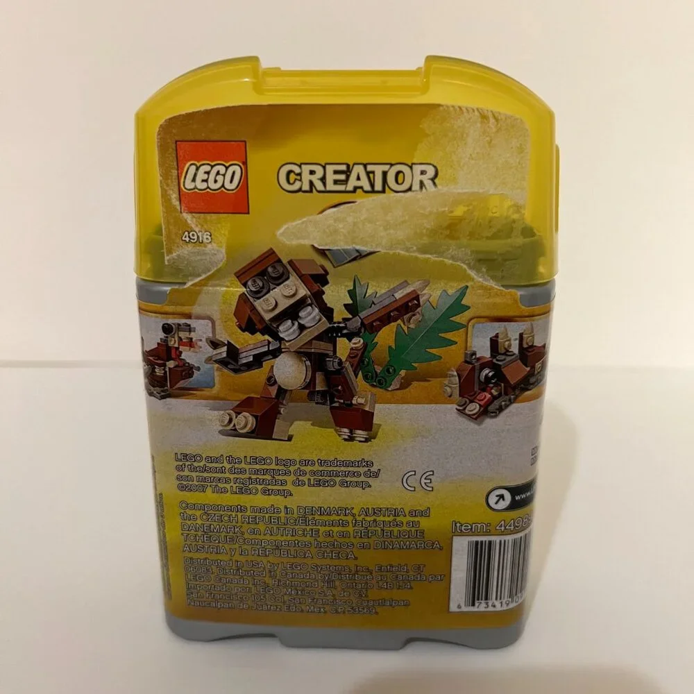 NEW Lot of 3 Lego Creator 4916 Mini Animals 3in1 2007